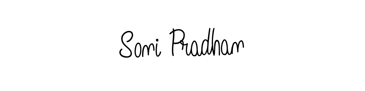 Once you've used our free online signature maker to create your best signature Angelique-Rose-font-FFP style, it's time to enjoy all of the benefits that Soni Pradhan name signing documents. Soni Pradhan signature style 5 images and pictures png