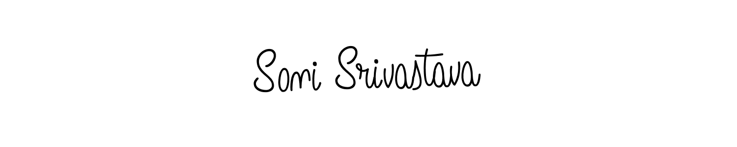 Also we have Soni Srivastava name is the best signature style. Create professional handwritten signature collection using Angelique-Rose-font-FFP autograph style. Soni Srivastava signature style 5 images and pictures png