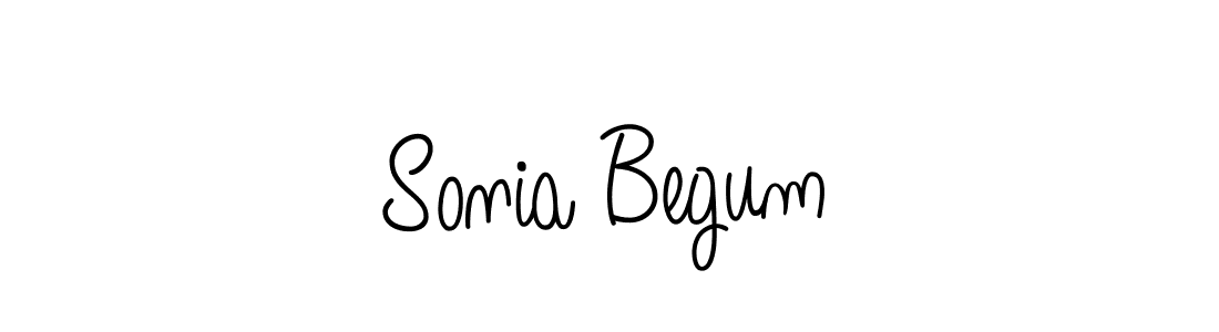 Angelique-Rose-font-FFP is a professional signature style that is perfect for those who want to add a touch of class to their signature. It is also a great choice for those who want to make their signature more unique. Get Sonia Begum name to fancy signature for free. Sonia Begum signature style 5 images and pictures png