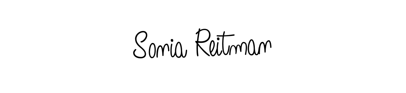 How to make Sonia Reitman signature? Angelique-Rose-font-FFP is a professional autograph style. Create handwritten signature for Sonia Reitman name. Sonia Reitman signature style 5 images and pictures png