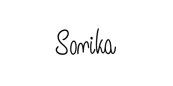 Also we have Sonika name is the best signature style. Create professional handwritten signature collection using Angelique-Rose-font-FFP autograph style. Sonika signature style 5 images and pictures png