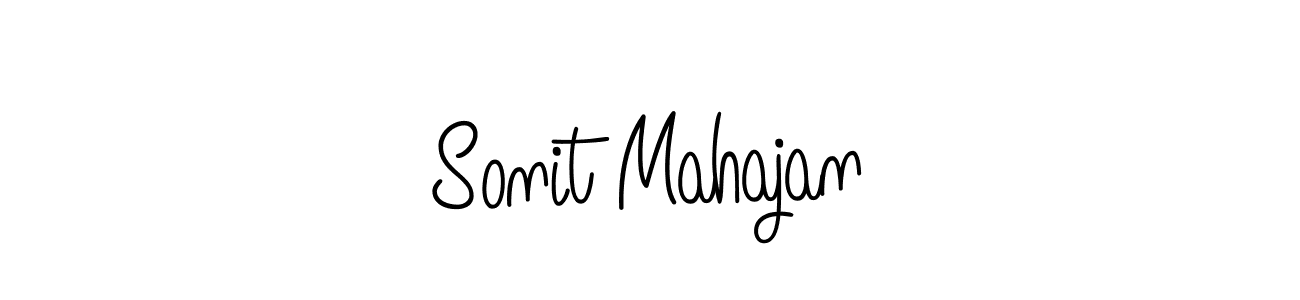 How to Draw Sonit Mahajan signature style? Angelique-Rose-font-FFP is a latest design signature styles for name Sonit Mahajan. Sonit Mahajan signature style 5 images and pictures png