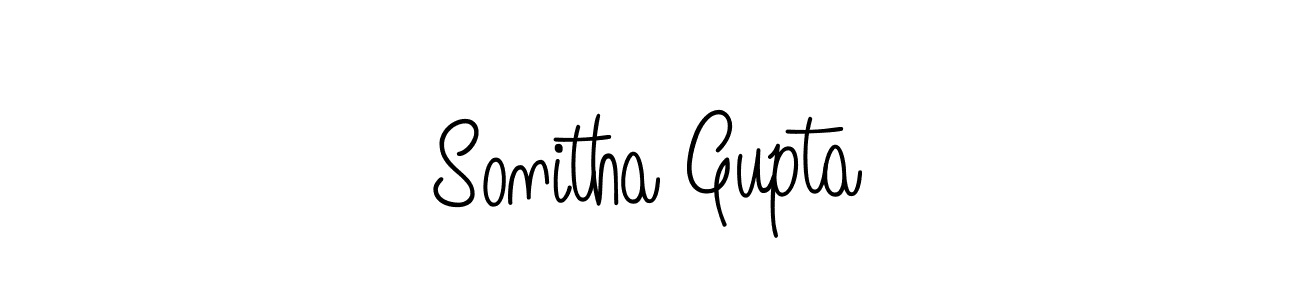 Similarly Angelique-Rose-font-FFP is the best handwritten signature design. Signature creator online .You can use it as an online autograph creator for name Sonitha Gupta. Sonitha Gupta signature style 5 images and pictures png