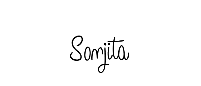 Also You can easily find your signature by using the search form. We will create Sonjita name handwritten signature images for you free of cost using Angelique-Rose-font-FFP sign style. Sonjita signature style 5 images and pictures png