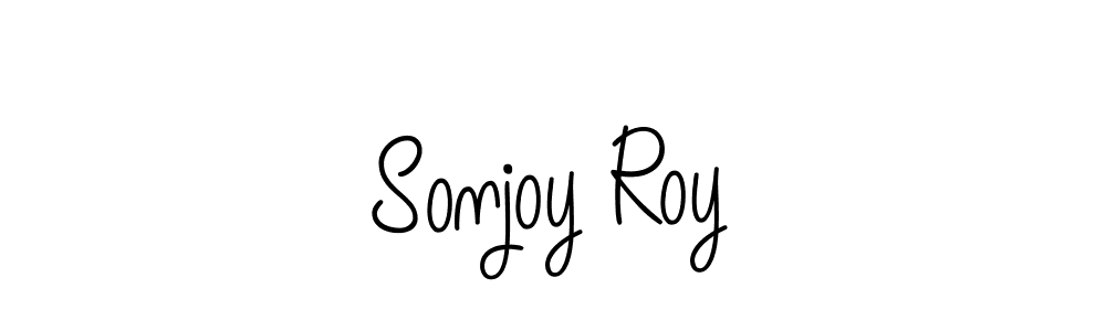 Make a beautiful signature design for name Sonjoy Roy. With this signature (Angelique-Rose-font-FFP) style, you can create a handwritten signature for free. Sonjoy Roy signature style 5 images and pictures png