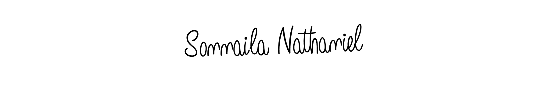 Angelique-Rose-font-FFP is a professional signature style that is perfect for those who want to add a touch of class to their signature. It is also a great choice for those who want to make their signature more unique. Get Sonnaila Nathaniel name to fancy signature for free. Sonnaila Nathaniel signature style 5 images and pictures png