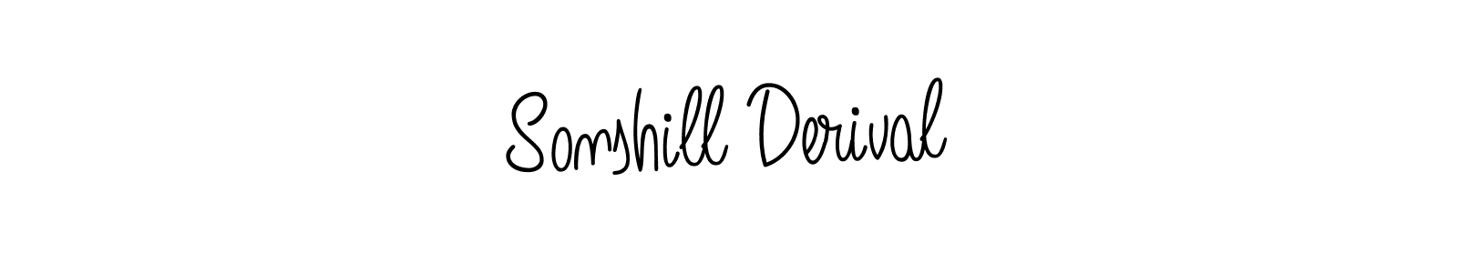 Also You can easily find your signature by using the search form. We will create Sonshill Derival name handwritten signature images for you free of cost using Angelique-Rose-font-FFP sign style. Sonshill Derival signature style 5 images and pictures png