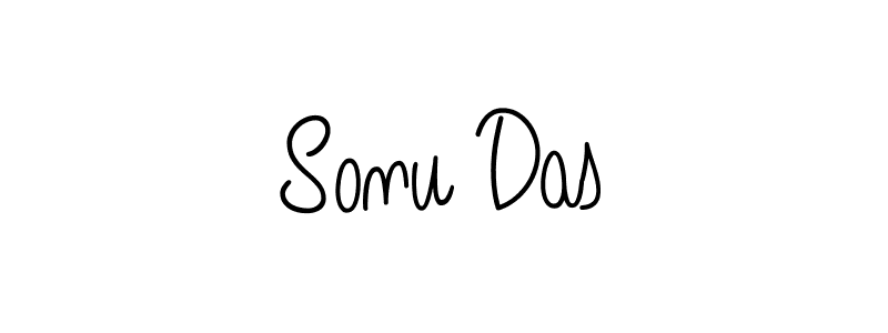 Make a beautiful signature design for name Sonu Das. With this signature (Angelique-Rose-font-FFP) style, you can create a handwritten signature for free. Sonu Das signature style 5 images and pictures png