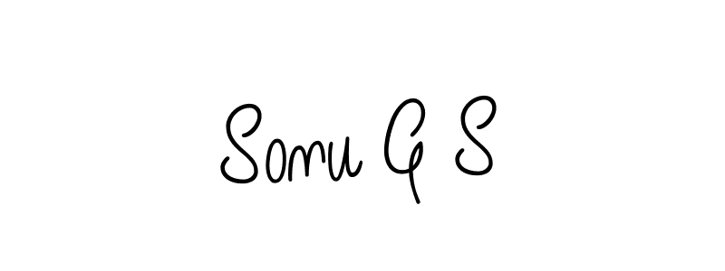 It looks lik you need a new signature style for name Sonu G S. Design unique handwritten (Angelique-Rose-font-FFP) signature with our free signature maker in just a few clicks. Sonu G S signature style 5 images and pictures png