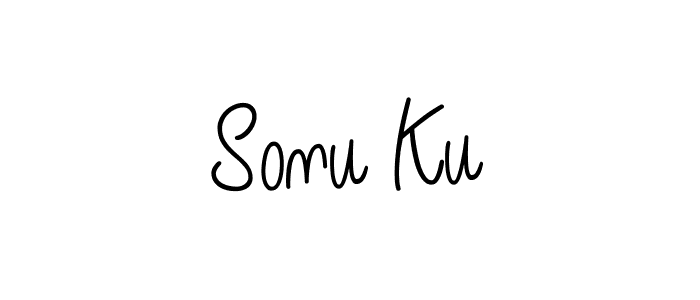 Also You can easily find your signature by using the search form. We will create Sonu Ku name handwritten signature images for you free of cost using Angelique-Rose-font-FFP sign style. Sonu Ku signature style 5 images and pictures png