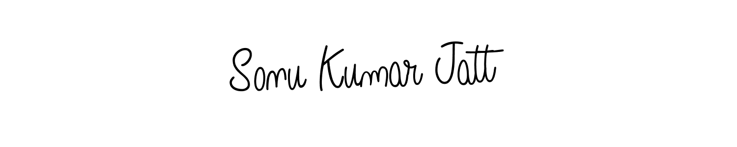 Make a beautiful signature design for name Sonu Kumar Jatt. With this signature (Angelique-Rose-font-FFP) style, you can create a handwritten signature for free. Sonu Kumar Jatt signature style 5 images and pictures png