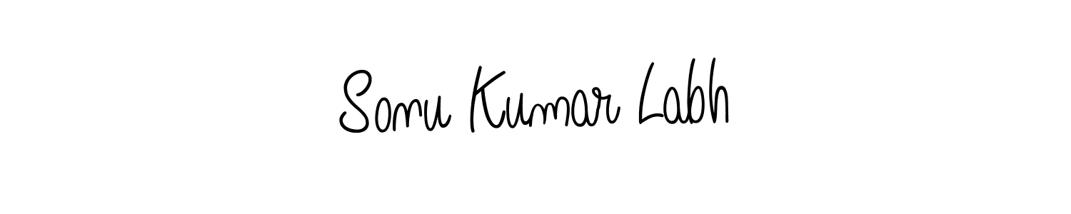 Use a signature maker to create a handwritten signature online. With this signature software, you can design (Angelique-Rose-font-FFP) your own signature for name Sonu Kumar Labh. Sonu Kumar Labh signature style 5 images and pictures png