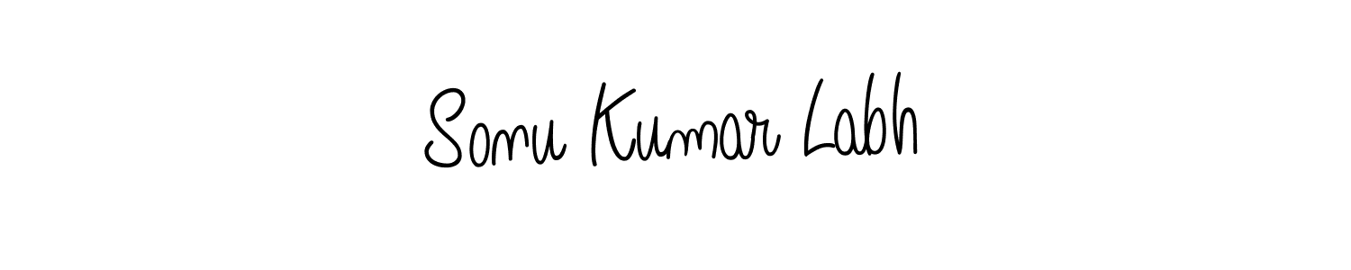 How to make Sonu Kumar Labh signature? Angelique-Rose-font-FFP is a professional autograph style. Create handwritten signature for Sonu Kumar Labh name. Sonu Kumar Labh signature style 5 images and pictures png