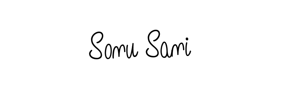 How to make Sonu Sani signature? Angelique-Rose-font-FFP is a professional autograph style. Create handwritten signature for Sonu Sani name. Sonu Sani signature style 5 images and pictures png