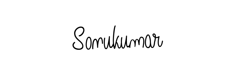Make a beautiful signature design for name Sonukumar. With this signature (Angelique-Rose-font-FFP) style, you can create a handwritten signature for free. Sonukumar signature style 5 images and pictures png
