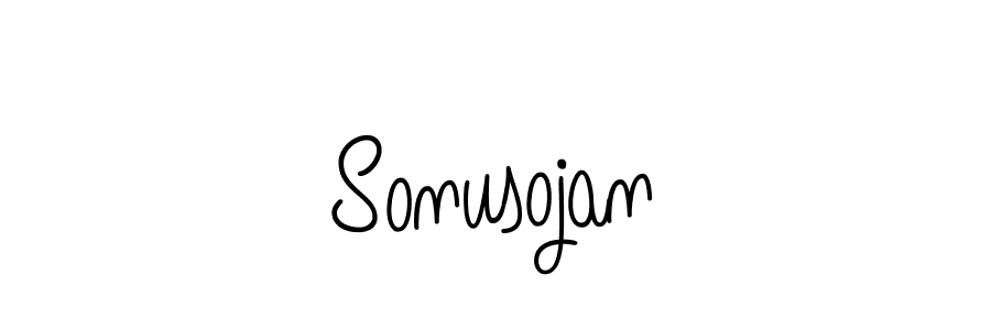 Design your own signature with our free online signature maker. With this signature software, you can create a handwritten (Angelique-Rose-font-FFP) signature for name Sonusojan. Sonusojan signature style 5 images and pictures png