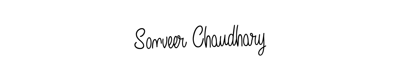 This is the best signature style for the Sonveer Chaudhary name. Also you like these signature font (Angelique-Rose-font-FFP). Mix name signature. Sonveer Chaudhary signature style 5 images and pictures png