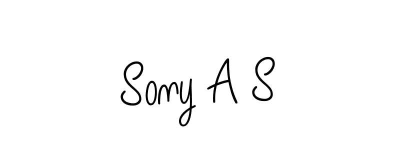 Design your own signature with our free online signature maker. With this signature software, you can create a handwritten (Angelique-Rose-font-FFP) signature for name Sony A S. Sony A S signature style 5 images and pictures png