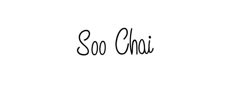 The best way (Angelique-Rose-font-FFP) to make a short signature is to pick only two or three words in your name. The name Soo Chai include a total of six letters. For converting this name. Soo Chai signature style 5 images and pictures png