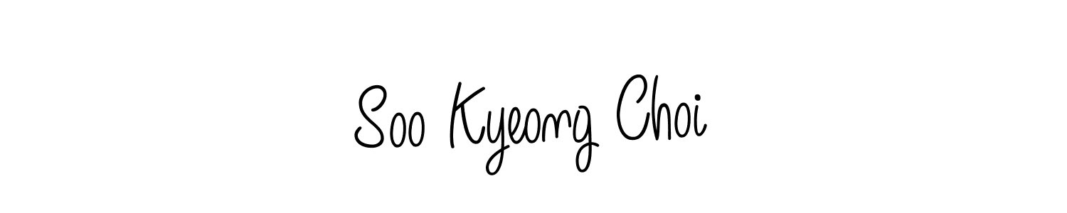 Create a beautiful signature design for name Soo Kyeong Choi. With this signature (Angelique-Rose-font-FFP) fonts, you can make a handwritten signature for free. Soo Kyeong Choi signature style 5 images and pictures png