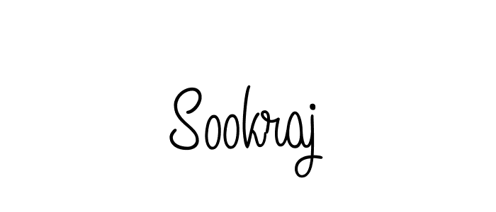 Create a beautiful signature design for name Sookraj. With this signature (Angelique-Rose-font-FFP) fonts, you can make a handwritten signature for free. Sookraj signature style 5 images and pictures png