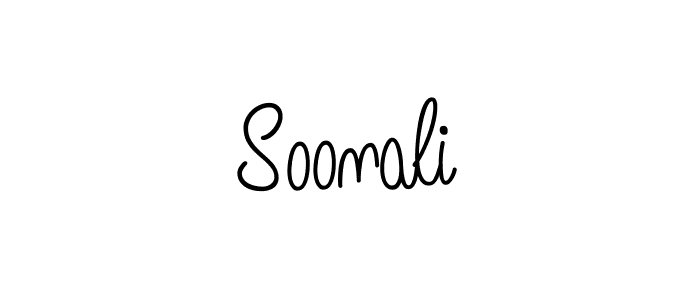 if you are searching for the best signature style for your name Soonali. so please give up your signature search. here we have designed multiple signature styles  using Angelique-Rose-font-FFP. Soonali signature style 5 images and pictures png