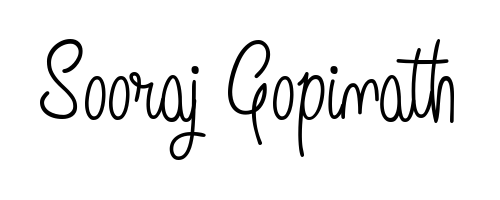 The Angelique-Rose-font-FFP font transforms the name Sooraj Gopinath into an executive sign with sharp precision and distinguished character. Sooraj Gopinath signature style 5 images and pictures png