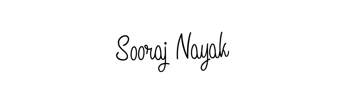 You should practise on your own different ways (Angelique-Rose-font-FFP) to write your name (Sooraj Nayak) in signature. don't let someone else do it for you. Sooraj Nayak signature style 5 images and pictures png