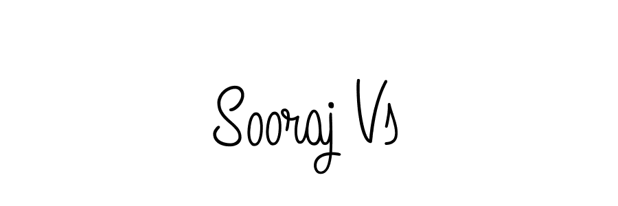 How to Draw Sooraj Vs signature style? Angelique-Rose-font-FFP is a latest design signature styles for name Sooraj Vs. Sooraj Vs signature style 5 images and pictures png