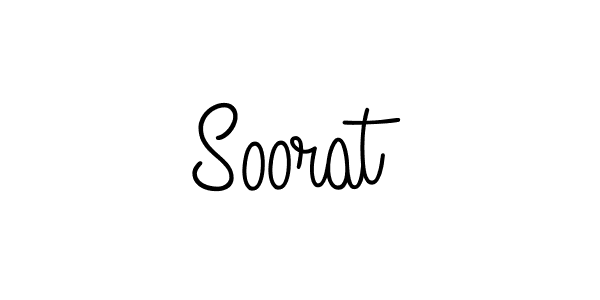 Design your own signature with our free online signature maker. With this signature software, you can create a handwritten (Angelique-Rose-font-FFP) signature for name Soorat. Soorat signature style 5 images and pictures png