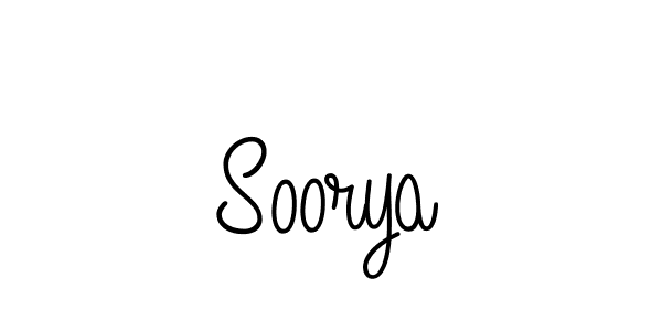 Also we have Soorya name is the best signature style. Create professional handwritten signature collection using Angelique-Rose-font-FFP autograph style. Soorya signature style 5 images and pictures png