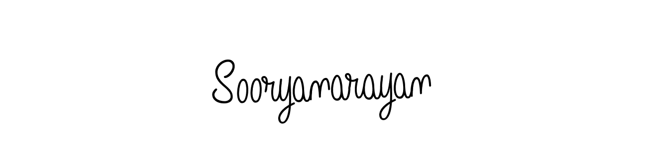 Also we have Sooryanarayan name is the best signature style. Create professional handwritten signature collection using Angelique-Rose-font-FFP autograph style. Sooryanarayan signature style 5 images and pictures png
