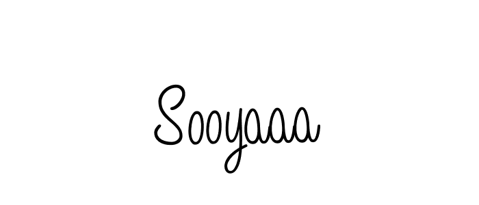 Once you've used our free online signature maker to create your best signature Angelique-Rose-font-FFP style, it's time to enjoy all of the benefits that Sooyaaa name signing documents. Sooyaaa signature style 5 images and pictures png