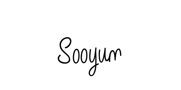 Design your own signature with our free online signature maker. With this signature software, you can create a handwritten (Angelique-Rose-font-FFP) signature for name Sooyun. Sooyun signature style 5 images and pictures png