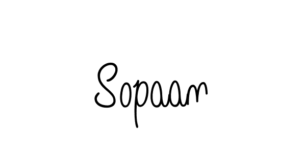 Make a beautiful signature design for name Sopaan. With this signature (Angelique-Rose-font-FFP) style, you can create a handwritten signature for free. Sopaan signature style 5 images and pictures png