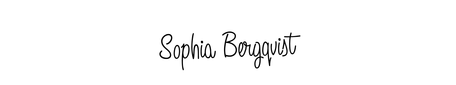 Best and Professional Signature Style for Sophia Bergqvist. Angelique-Rose-font-FFP Best Signature Style Collection. Sophia Bergqvist signature style 5 images and pictures png