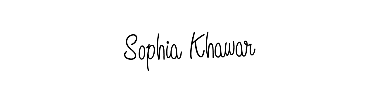 Once you've used our free online signature maker to create your best signature Angelique-Rose-font-FFP style, it's time to enjoy all of the benefits that Sophia Khawar name signing documents. Sophia Khawar signature style 5 images and pictures png