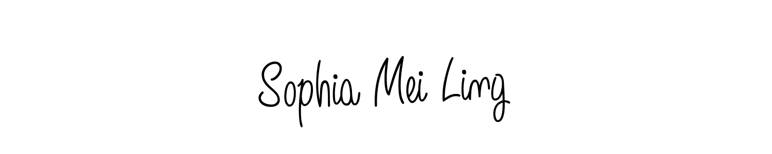 This is the best signature style for the Sophia Mei Ling name. Also you like these signature font (Angelique-Rose-font-FFP). Mix name signature. Sophia Mei Ling signature style 5 images and pictures png