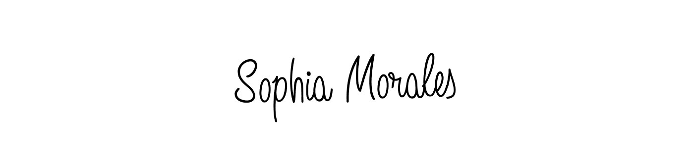 How to make Sophia Morales signature? Angelique-Rose-font-FFP is a professional autograph style. Create handwritten signature for Sophia Morales name. Sophia Morales signature style 5 images and pictures png