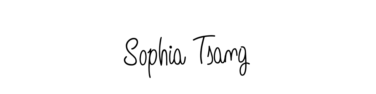 Make a beautiful signature design for name Sophia Tsang. With this signature (Angelique-Rose-font-FFP) style, you can create a handwritten signature for free. Sophia Tsang signature style 5 images and pictures png