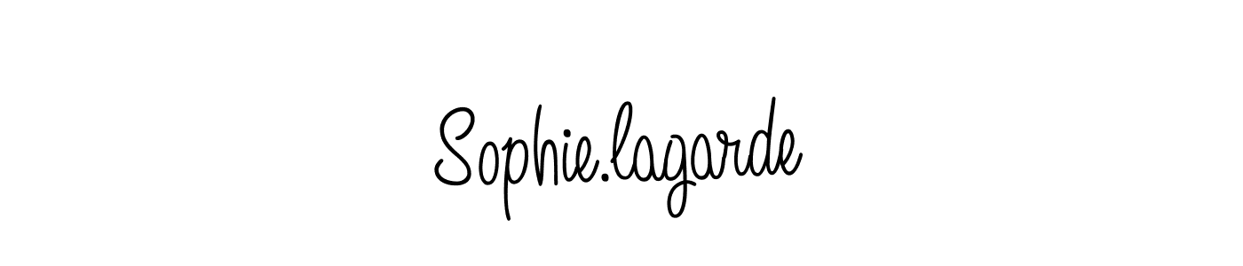 Make a beautiful signature design for name Sophie.lagarde. With this signature (Angelique-Rose-font-FFP) style, you can create a handwritten signature for free. Sophie.lagarde signature style 5 images and pictures png