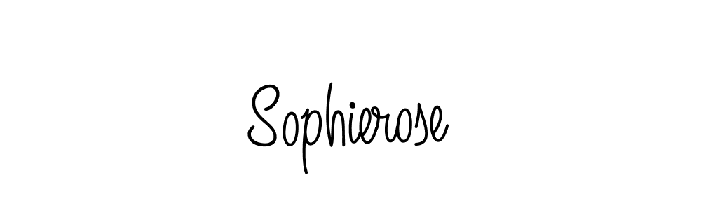 How to make Sophierose signature? Angelique-Rose-font-FFP is a professional autograph style. Create handwritten signature for Sophierose name. Sophierose signature style 5 images and pictures png