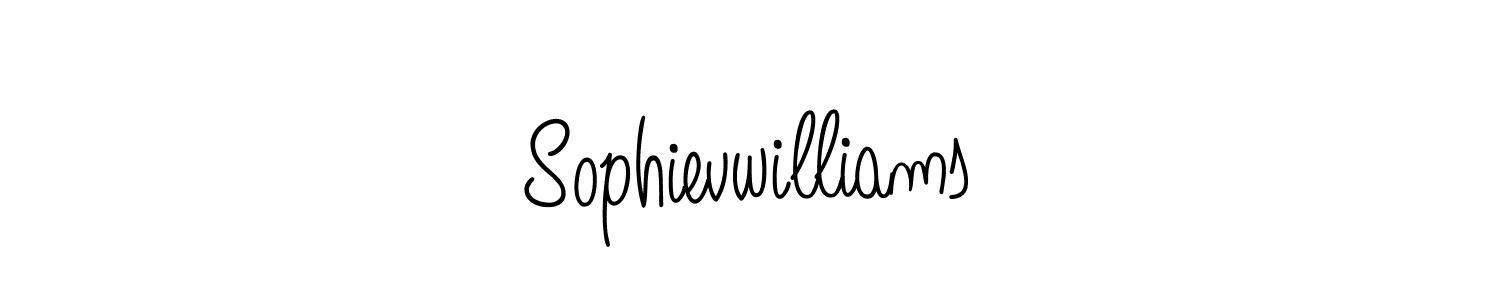 if you are searching for the best signature style for your name Sophievwilliams. so please give up your signature search. here we have designed multiple signature styles  using Angelique-Rose-font-FFP. Sophievwilliams signature style 5 images and pictures png