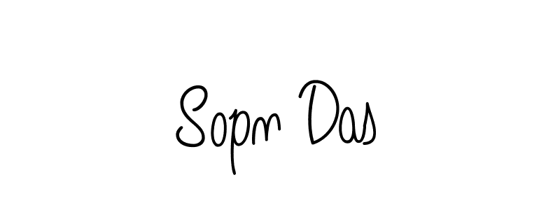 Make a beautiful signature design for name Sopn Das. Use this online signature maker to create a handwritten signature for free. Sopn Das signature style 5 images and pictures png