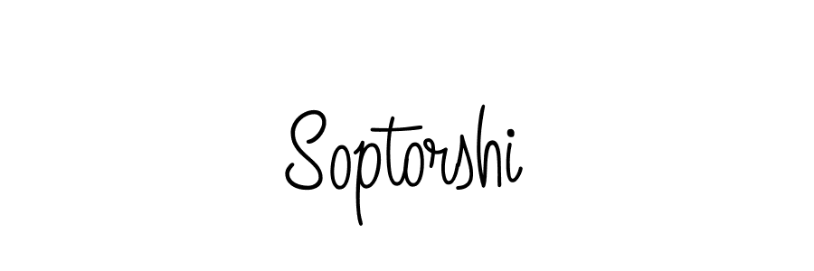 Use a signature maker to create a handwritten signature online. With this signature software, you can design (Angelique-Rose-font-FFP) your own signature for name Soptorshi. Soptorshi signature style 5 images and pictures png