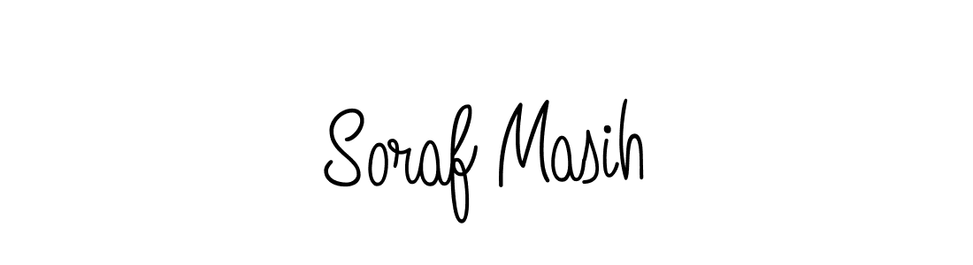 It looks lik you need a new signature style for name Soraf Masih. Design unique handwritten (Angelique-Rose-font-FFP) signature with our free signature maker in just a few clicks. Soraf Masih signature style 5 images and pictures png