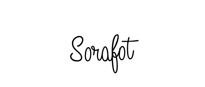 Sorafot stylish signature style. Best Handwritten Sign (Angelique-Rose-font-FFP) for my name. Handwritten Signature Collection Ideas for my name Sorafot. Sorafot signature style 5 images and pictures png