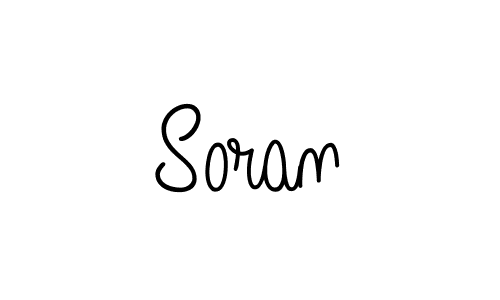 Soran stylish signature style. Best Handwritten Sign (Angelique-Rose-font-FFP) for my name. Handwritten Signature Collection Ideas for my name Soran. Soran signature style 5 images and pictures png