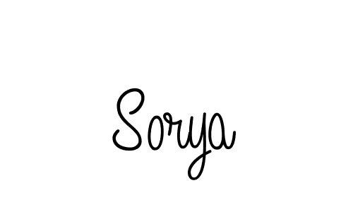 How to make Sorya name signature. Use Angelique-Rose-font-FFP style for creating short signs online. This is the latest handwritten sign. Sorya signature style 5 images and pictures png