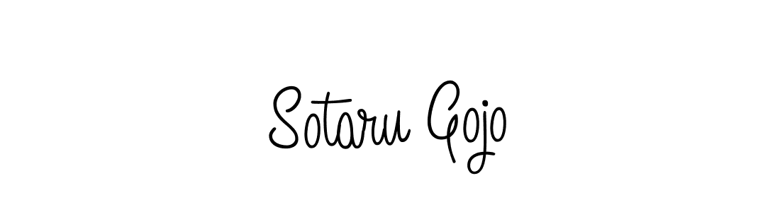 Design your own signature with our free online signature maker. With this signature software, you can create a handwritten (Angelique-Rose-font-FFP) signature for name Sotaru Gojo. Sotaru Gojo signature style 5 images and pictures png